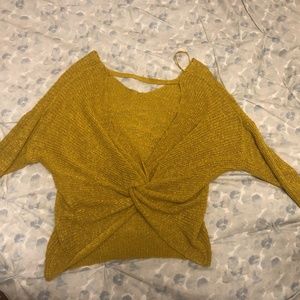 Mustard yellow sweater